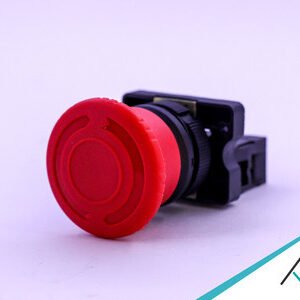 BOTÃO EMERGÊNCIA C/ TRAVA 22MM - 1NF - METALTEX - P20AKR-R-1B