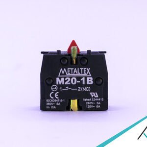 CONTATO 1NF P/ BOTÃO M20/P20 - METALTEX - M20-1B