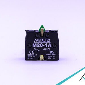CONTATO 1NA P/ BOTÃO M20/P20 - METALTEX - M20-1A