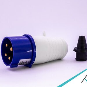 PLUG MACHO 16A 3P+E-9H AZUL - METALTEX - TLP16442