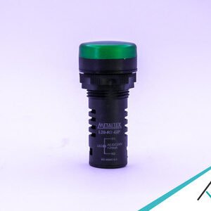SINALEIRO LED 22MM - 24VCA/CC - VERDE - METALTEX - L20-R7-GP